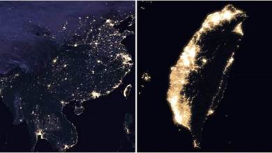 NASA公佈「高清世界夜景照」台灣好閃亮　放大一看: 北韓成為真正守護者