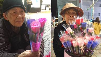 86歲「永久花婆婆」賣花扛生計，被開「1200罰單」路人霸氣幫交，苦尋送養兒40年：不會網路請大家幫忙