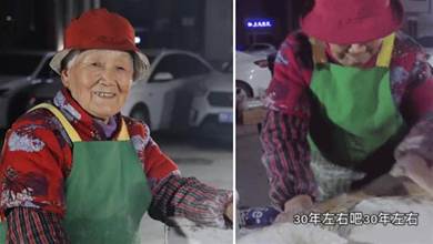 96歲奶奶堅持擺攤30年，每天工作到深夜，人生感悟「通透又瀟灑」惹網暴贊：人老了也要有價值