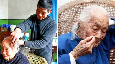 73歲阿伯長照95歲母親12年，哭著說：家中有長壽老母，是我晚年的噩夢