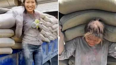 「水泥西施」工地扛水泥，為救丈夫日扛水泥2000袋，走紅後賺千萬，揭內幕網驚呆：竟是這樣的人