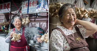 93歲嬤「核電廠前」包肉粽50年，童養媳出身「艱苦養3憨兒孫」笑嘆已看透人生：人要學會苦中作樂