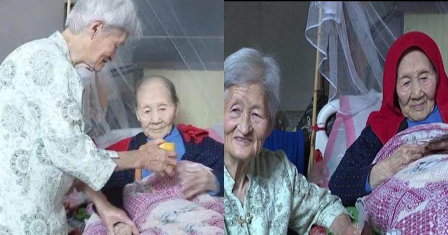 久病床前有孝媳！103歲婆婆「臥床17年」， 78歲兒媳悉心照顧如親媽「會一直照顧到伺候不動」