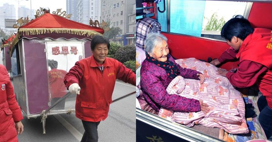 為報母親恩！63歲退休女教師拉板車走了25000裡，帶91歲老母親游全國，惹網友感歎：母親的恩情永遠還不完啊！