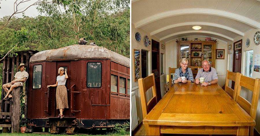 國外夫妻買下72年前的廢棄火車，把車廂變成了家，如今已經升值到1800萬